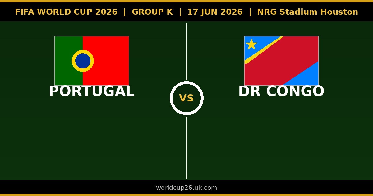วิเคราะห์บอลโลก 2026 โปรตุเกส vs DR คองโก กลุ่ม K